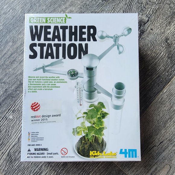 Green Science NIB Weather Station Kidz Labs Fun Science Products STEM - Picture 1 of 5